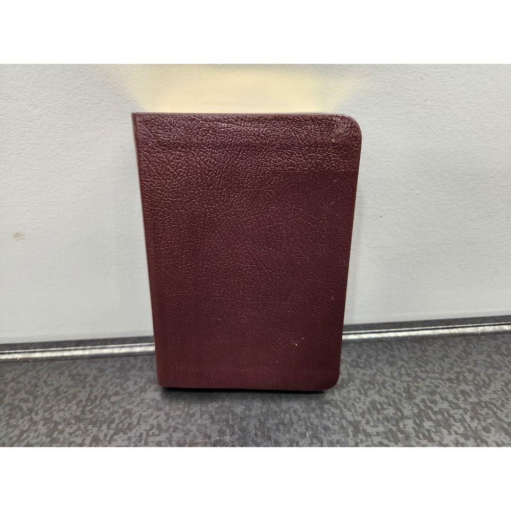 Hendrickson KJV Holy Bible Large Print Compact Reference Burgundy Bonded Leather